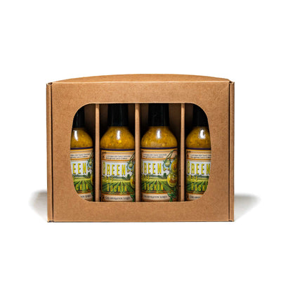CHSSxHDSC - Green Moe Rockin' Hot Sauce 4-Pack